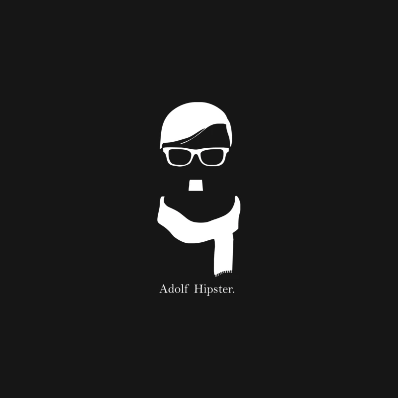 Adolf Hipster Hitler Geek Desk Mat
