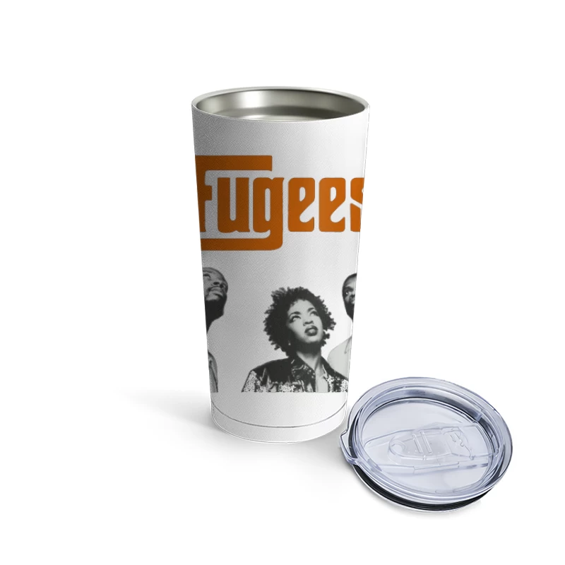 The Fugees - Iconic 90s Hip Hop Group Portrait Travel Mug