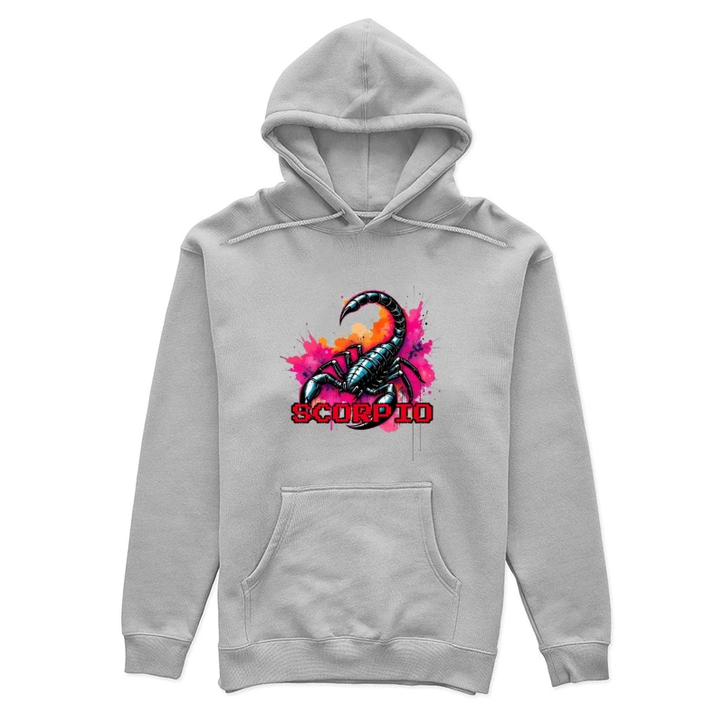 Scorpio Zodiac Art Female Pullover Hoodie