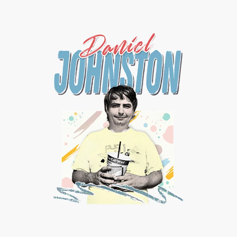 90s Style Aesthetic Daniel Johnston Tribute Design Cotton Tote Bag