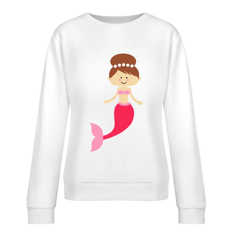 Illustration de sirène adorable Femme Sweat-shirt à enfiler