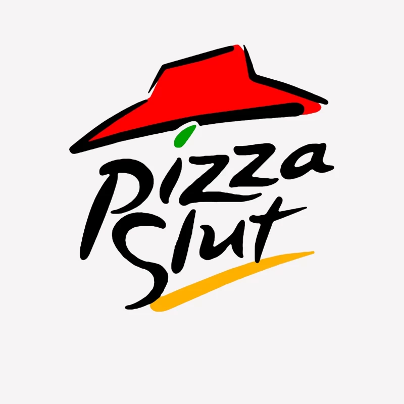 Pizza Hut Classic Red Roof Restaurant Logo Female T-Shirt