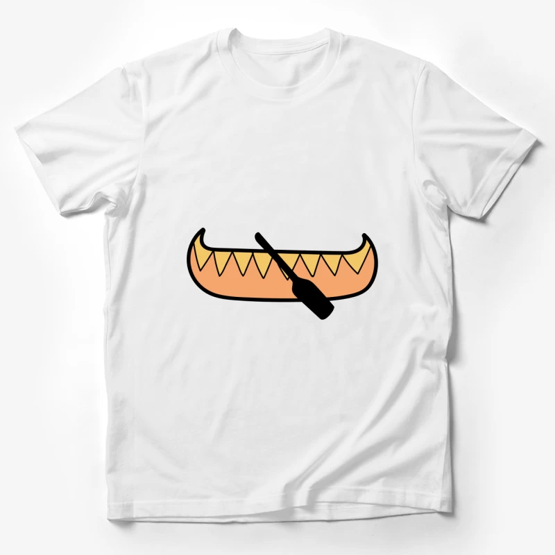 Canoë avec pagaie Homme T-Shirt