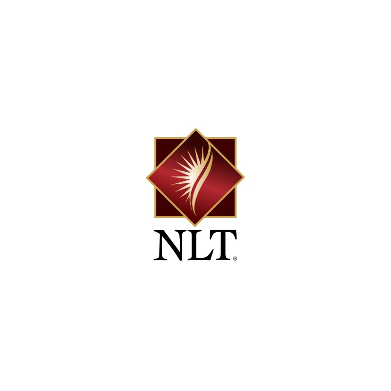 NLT Corporate Logo with Gold Diamond Design Desk Mat