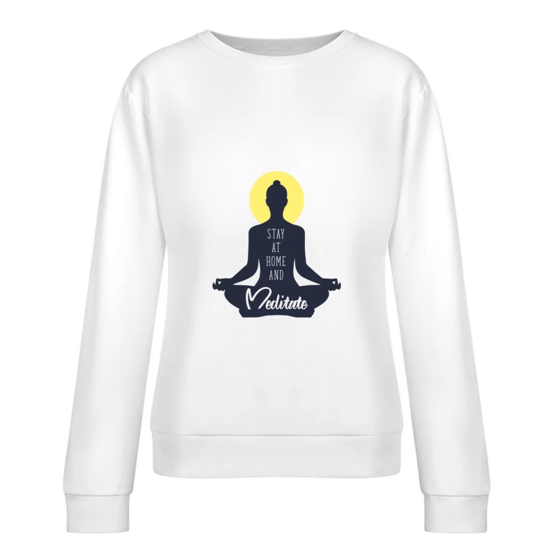 Méditation à la maison Femme Sweat-shirt à enfiler