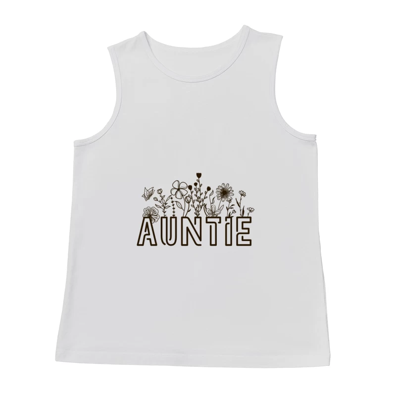 Auntie Blumen Design Herren Tanktops