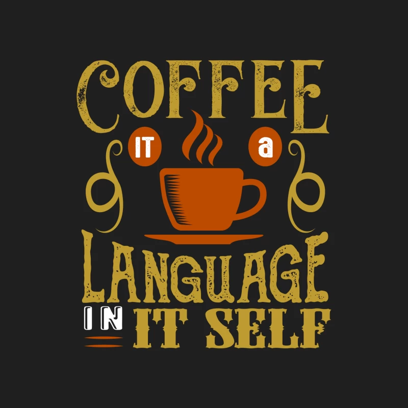 Café: Un Langage en Soi Homme Débardeur