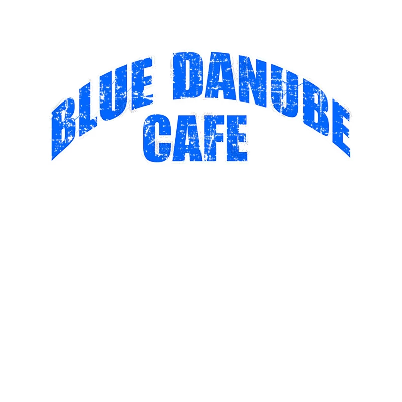 Blue Danube Cafe from Night Gallery Tapestry