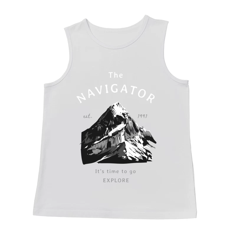 Der Navigator: Erkunde die Berge Herren Tanktops