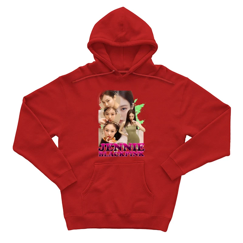 Jennie from BLACKPINK: K-pop Star and Fashion Icon Male Pullover Hoodie