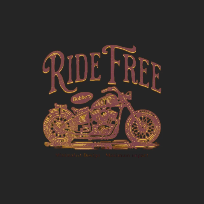 Rouler Libre avec Design Minimaliste de Moto Homme Sweat-shirt à enfiler