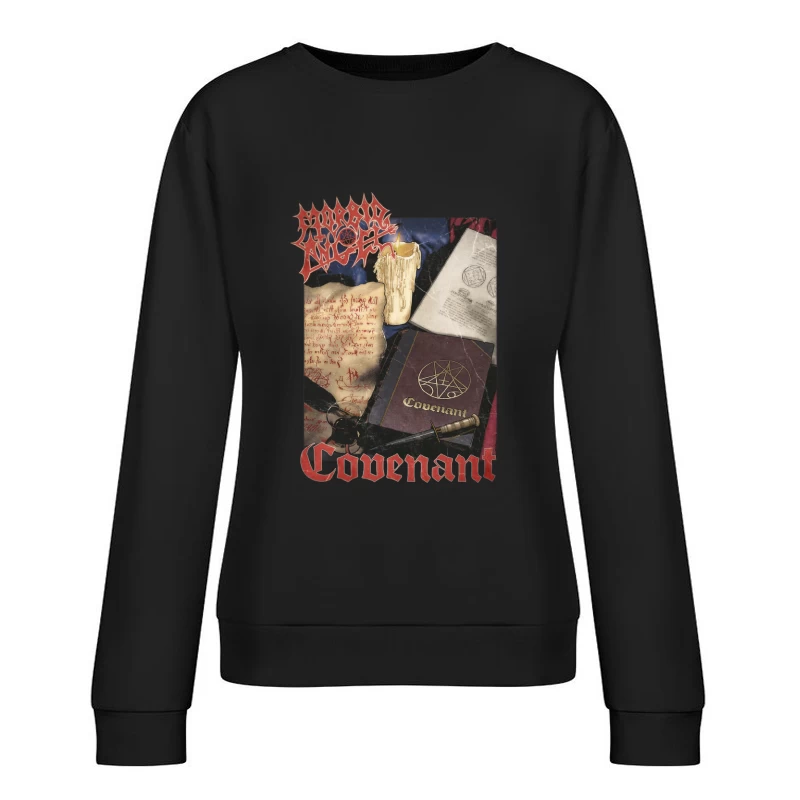 Morbid Angel Covenant Vintage Female Pullover Sweatshirt