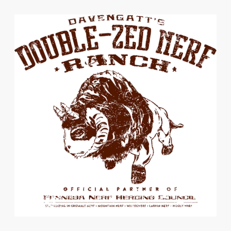 Davengatt_s Double-Zed Nerf Ranch Pin