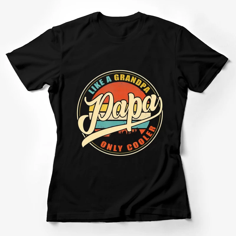 Papa wie ein cooler Opa Damen T-Shirt