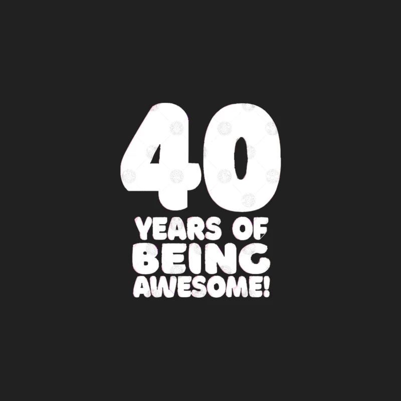 40 Years Of Being Awesome - Funny Birthday Design Bucket Hat