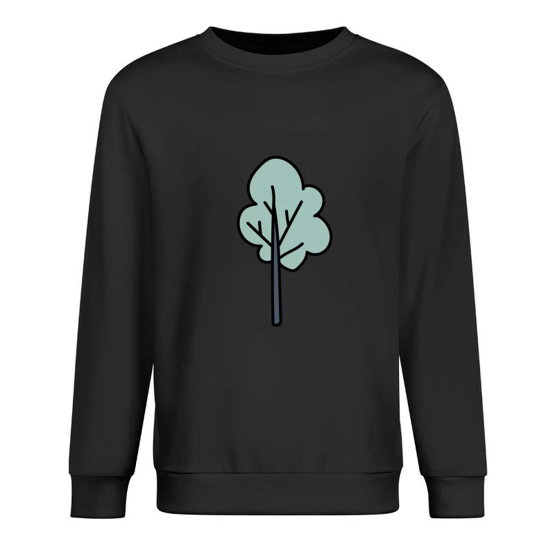 Arbre stylisé avec tronc noir Homme Sweat-shirt à enfiler