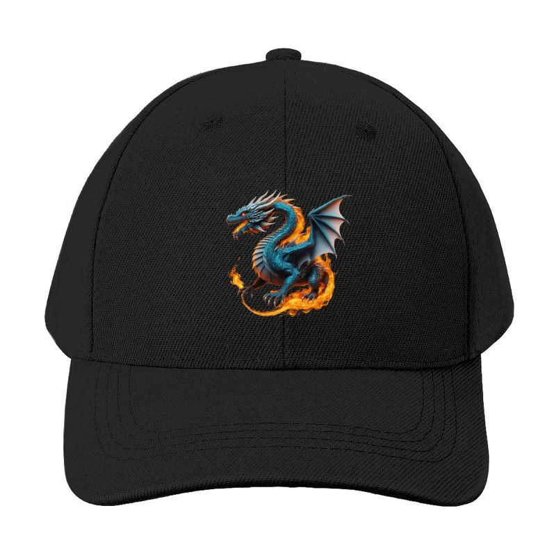 Mythical Fire-Breathing Dragon Baseball Cap