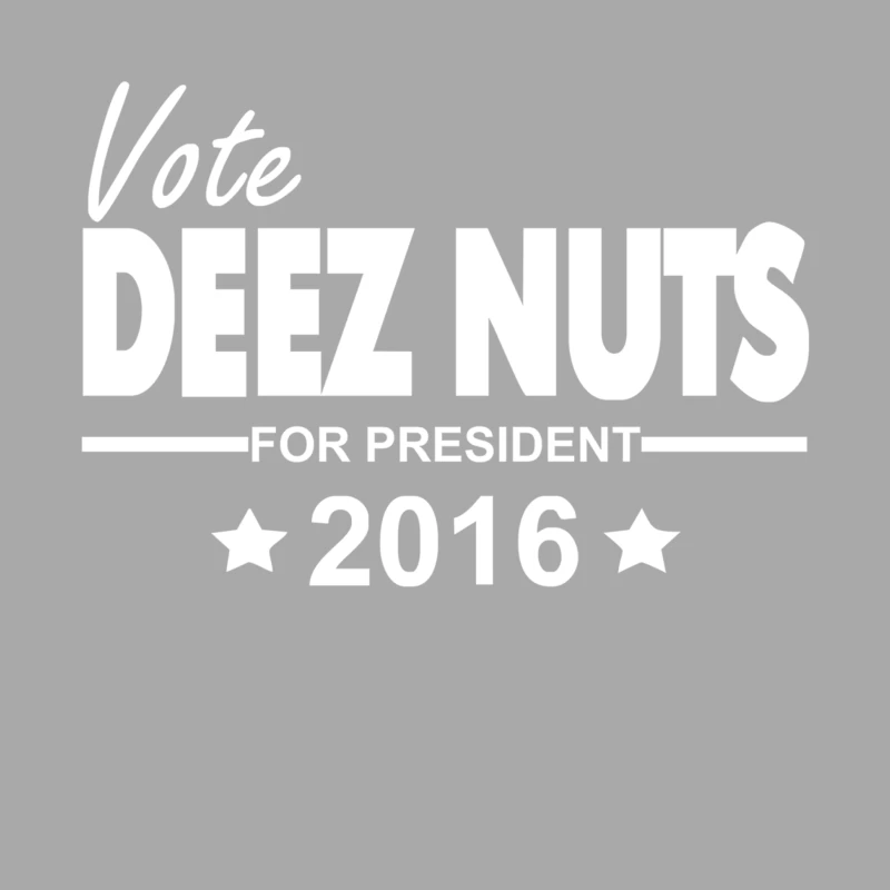 Vote Deez Nuts For President 2016 Funny Female Pullover Hoodie