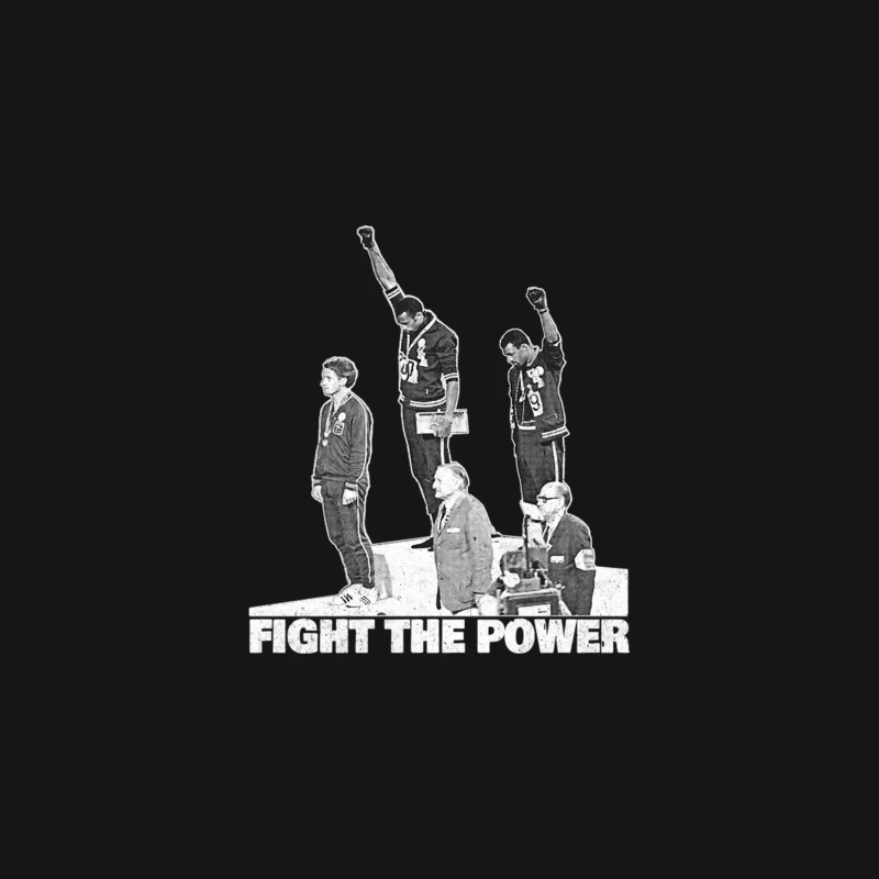 Fight The Power  Faded Style Vintage Design Desk Mat