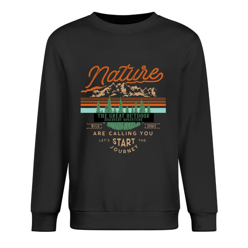Naturabenteuer im Freien Herren Pullover Sweatshirt