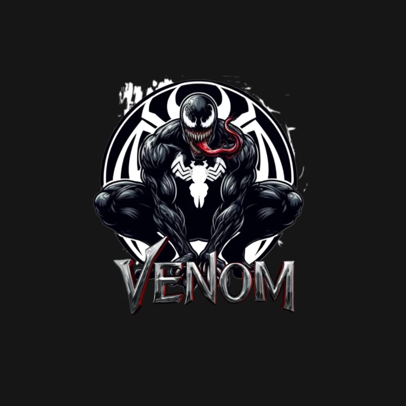 Venom Comic Art Male Long Sleeve T-Shirt