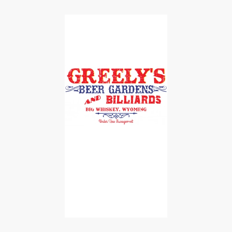 Greelys Beer Garden & Billiards from Unforgiven - distressed iPhone Case