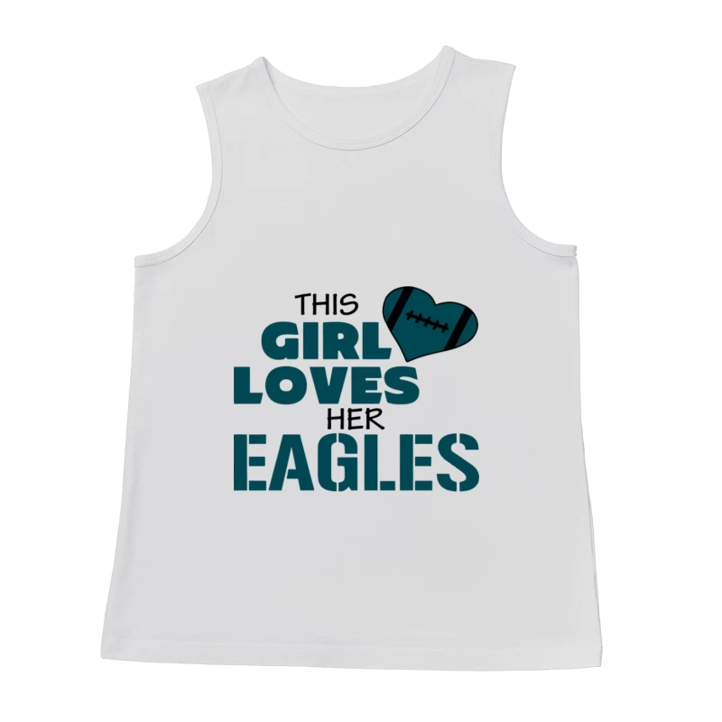 Dieses Mädchen liebt ihre Eagles Football Herren Tanktops