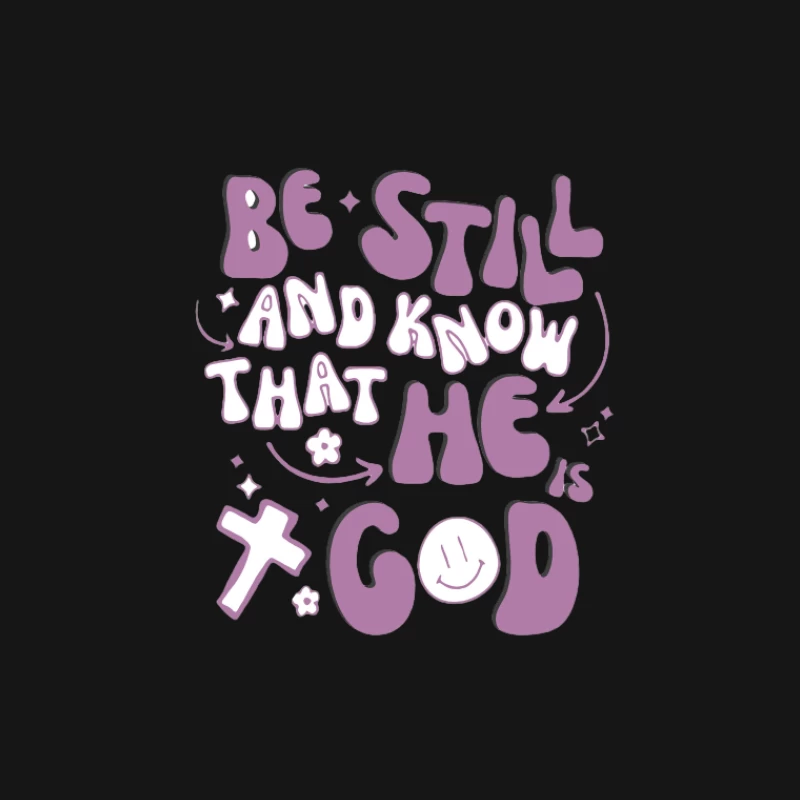 Reste tranquille et sache, message de Dieu Homme T-Shirt