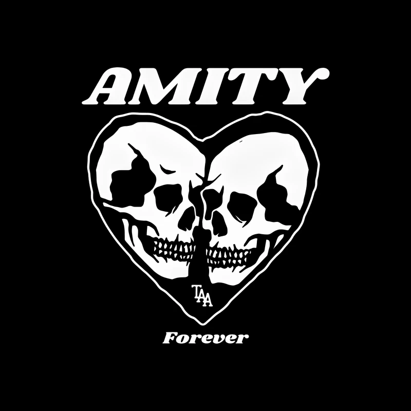 The Amity Affliction Forever Throw Pillow