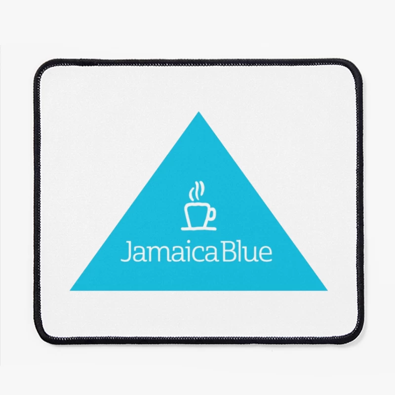 Jamaica Blue Coffee Brand Triangle Logo Mouse Pad