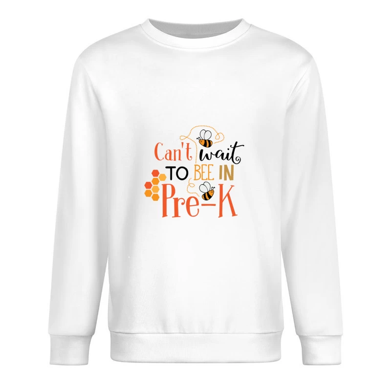 Design pré-K avec abeilles et nid d'abeilles Homme Sweat-shirt à enfiler