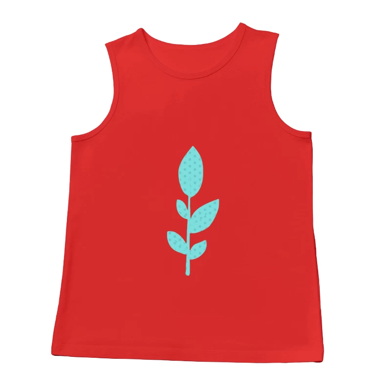 Illustration de plante bleue Homme Débardeur