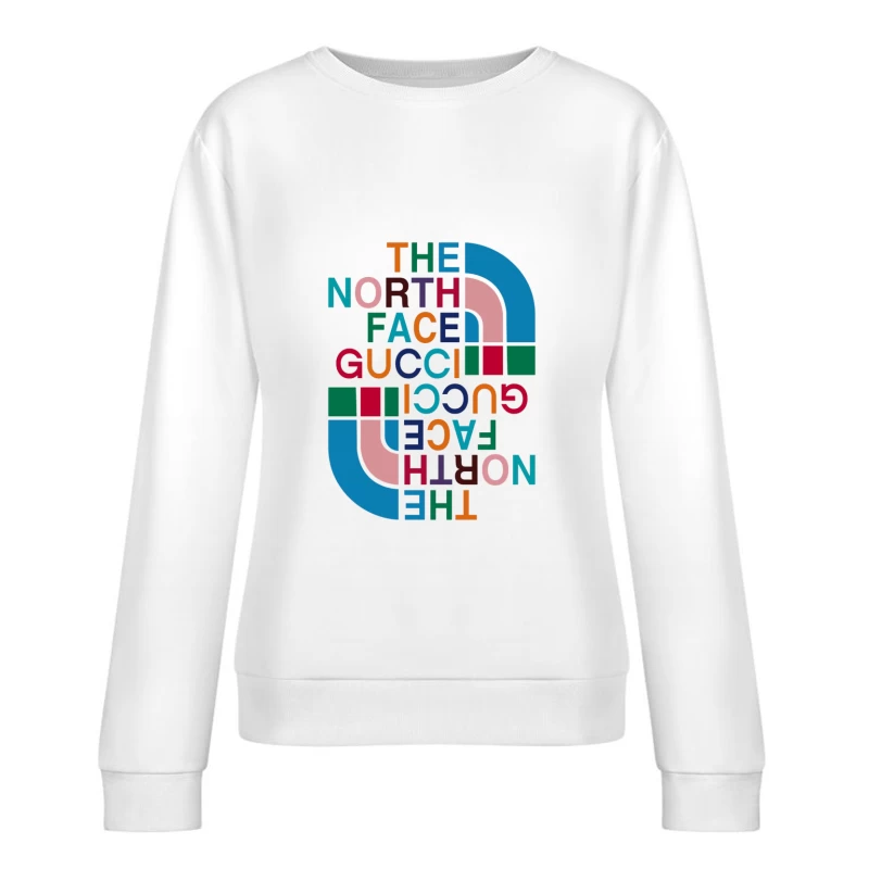 Collaboration Logo-Design Damen Pullover Sweatshirt