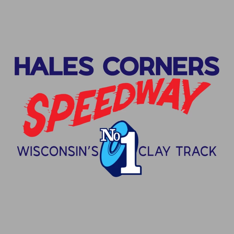 Hales Corners Speedway Male Pullover Hoodie