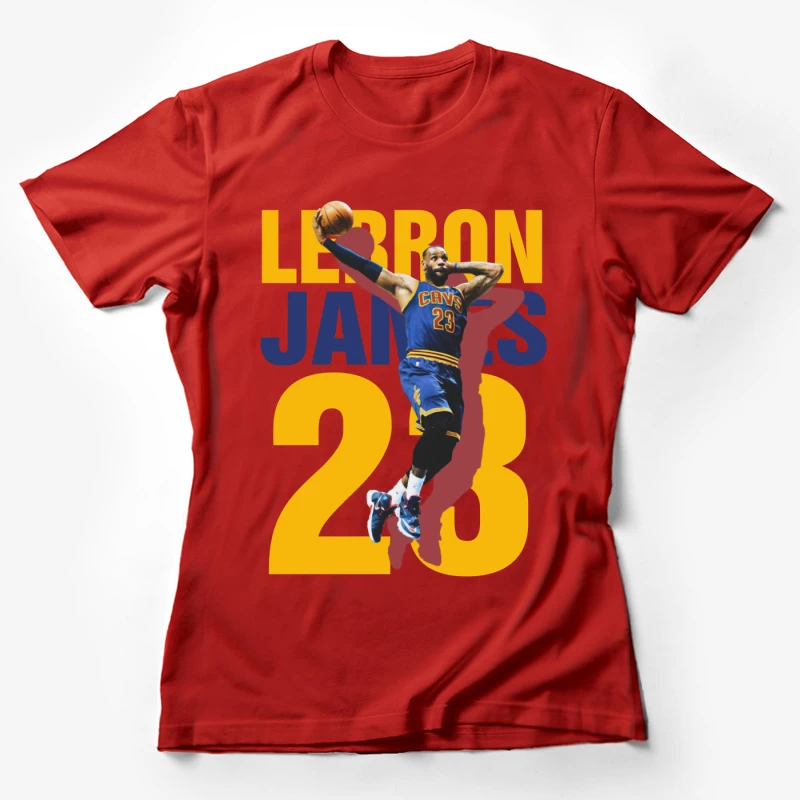 LeBron James Basketball Player Graphic Female T-Shirt