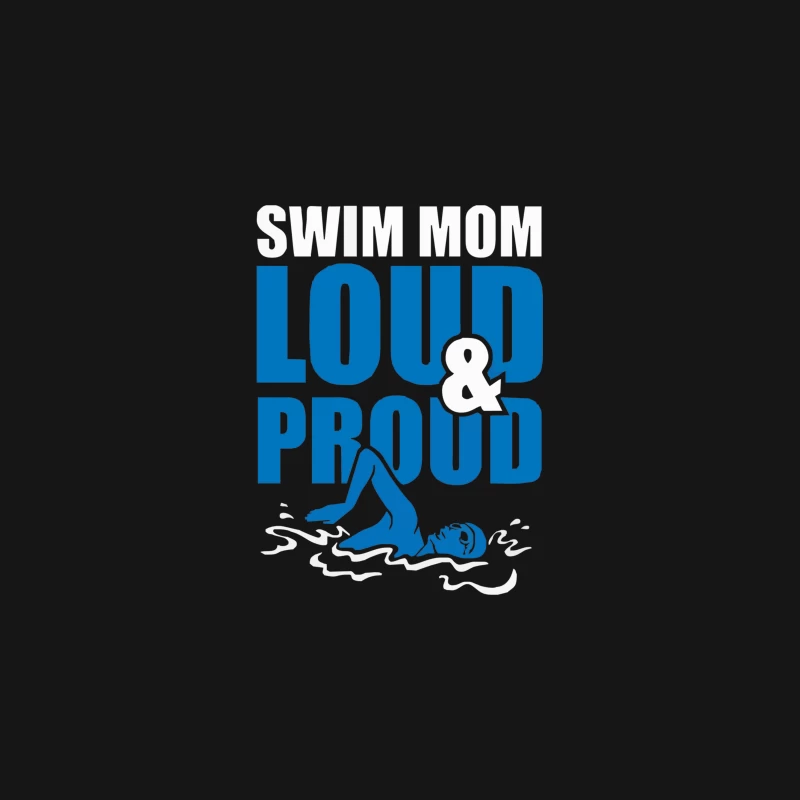 Swim Mom Loud And Proud Sports Athlete Athletic Desk Mat