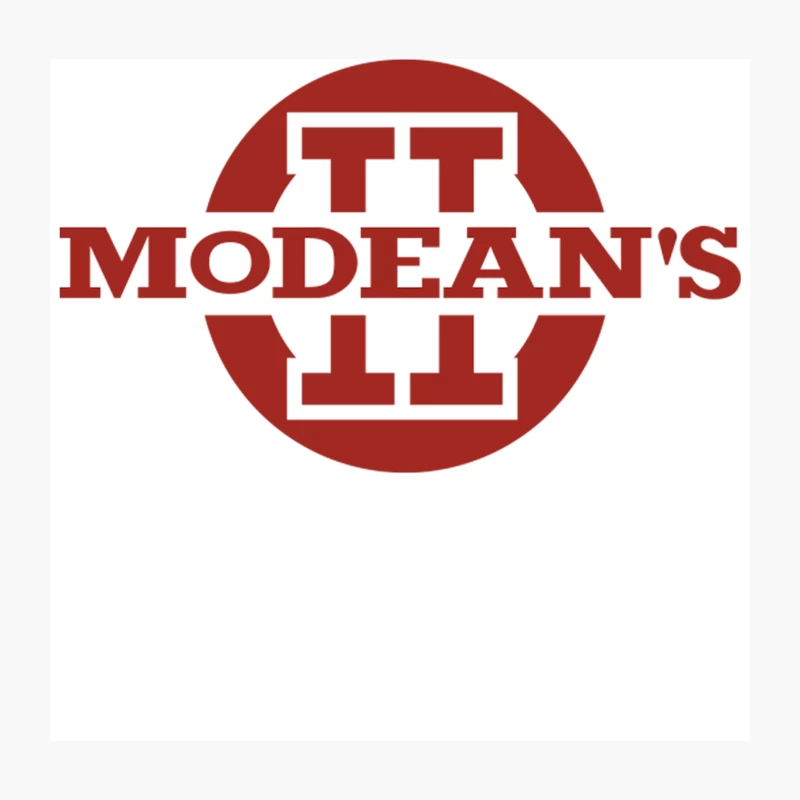 Modeans II Throw Pillow
