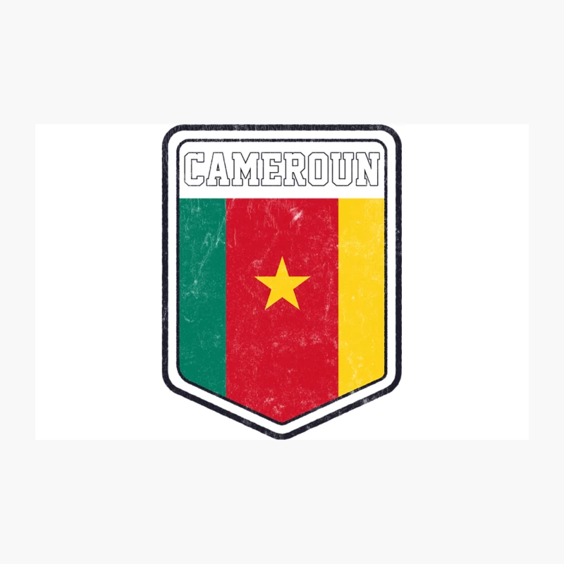Cameroun  Vintage Look Flag Design Travel Mug