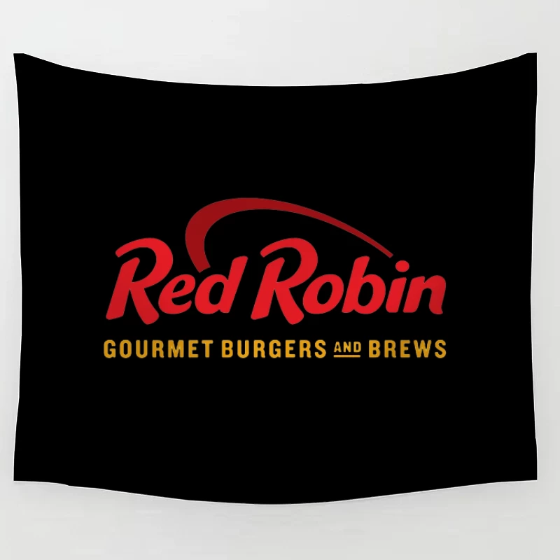 Red Robin Gourmet Burgers and Brews Restaurant Logo Tapestry