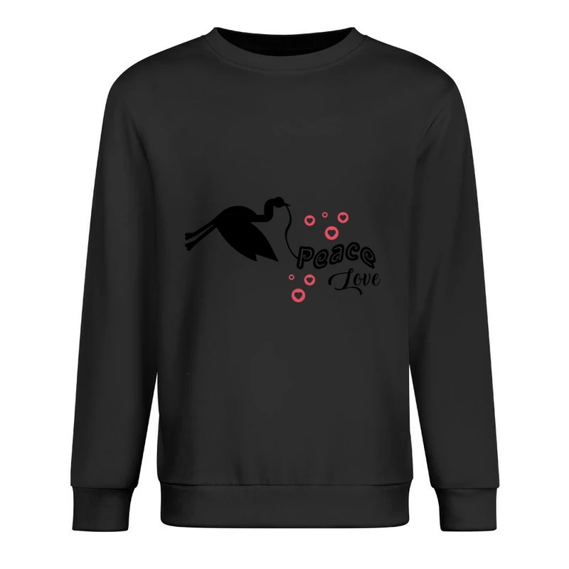 Chiens mignons entourés de cœurs Homme Sweat-shirt à enfiler