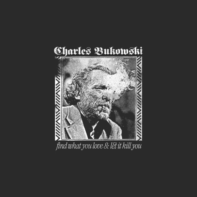 Charles Bukowski  Aesthetic Faded Punkstyle Design Baseball Cap