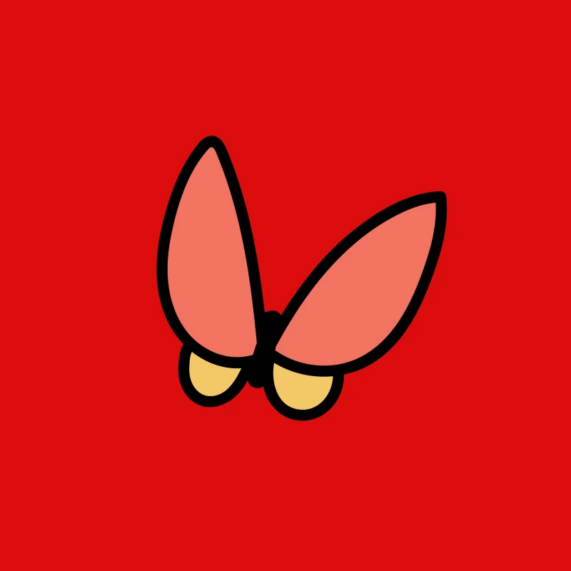 Papillon stylisé rouge Homme Débardeur