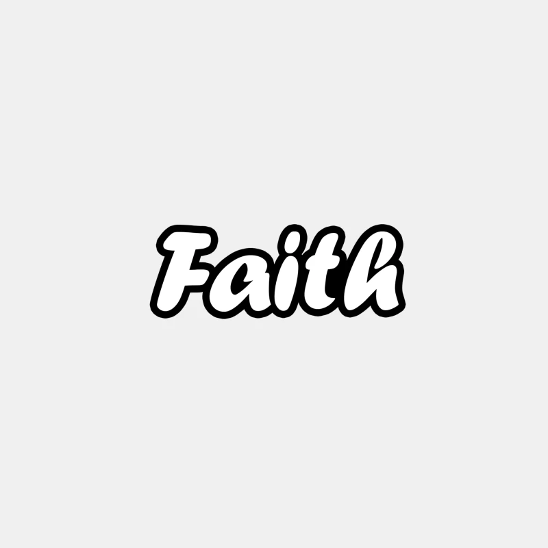 Word Art: Faith Male Tank Top