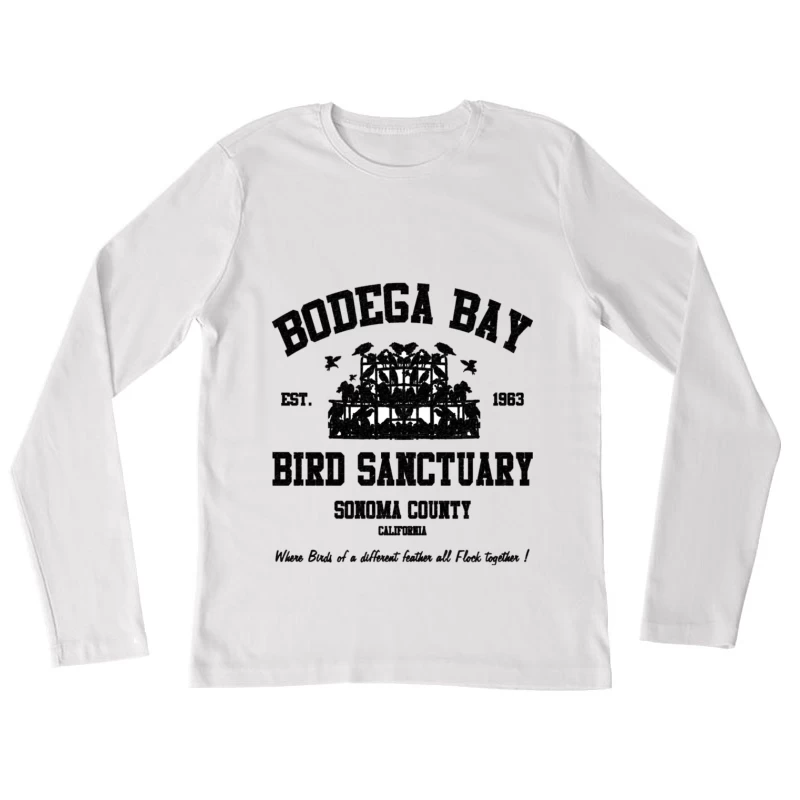 BODEGA BAY BIRD SANCTUARY 2 Female Long Sleeve T-Shirt