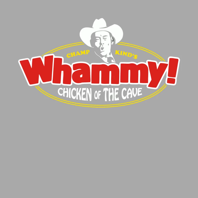 Champ Kind's Whammy: Retro Brand Typography Logo Male Pullover Hoodie