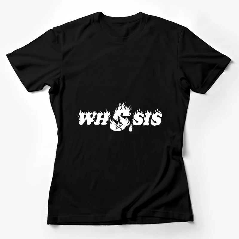 Flammen-Logo mit Stern Damen T-Shirt