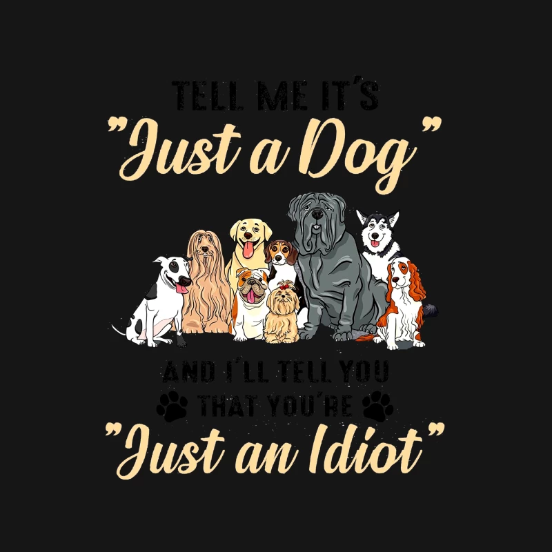 Amour et Fidélité des Chiens Femme T-Shirt