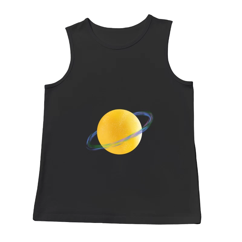 Farbenfroher Planet mit Ringen Herren Tanktops