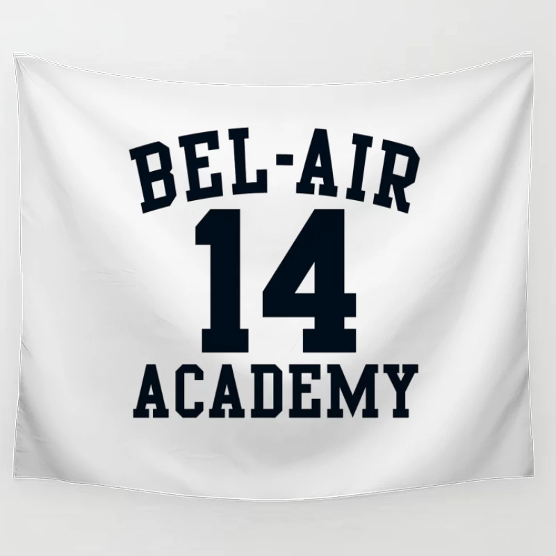 Bel-Air Academy Number 14 Athletic Jersey Design Tapestry