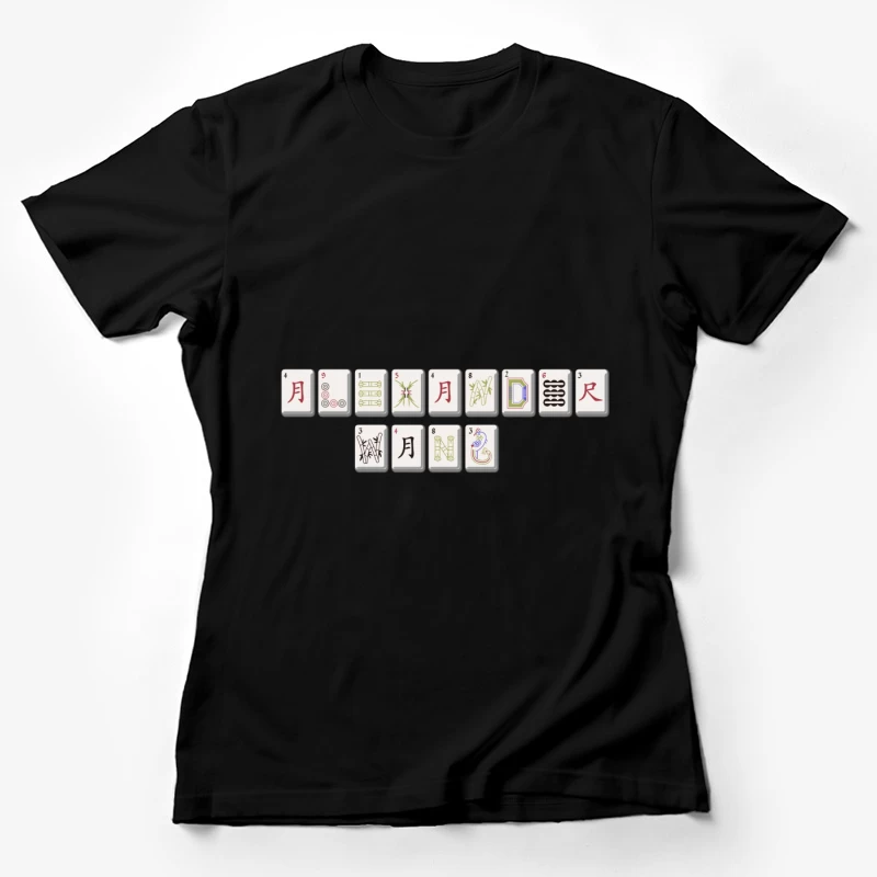 Mahjong-Spielsteine Sammlung Damen T-Shirt